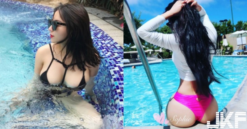 超巨「深水炸彈」！F罩杯正妹水中放「白色巨乳」！還有絕美蜜桃臀&#8230;